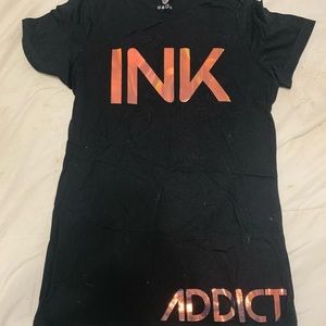Ink Addict Top! RUNS SMALL